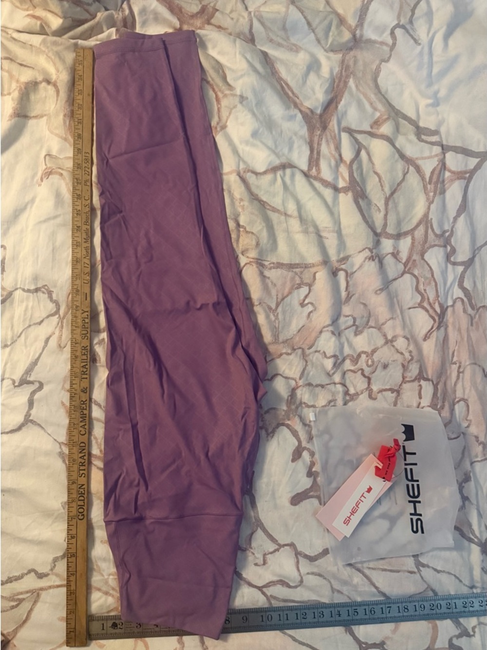 SHEFIT Plum Luxe Athletic Leggings